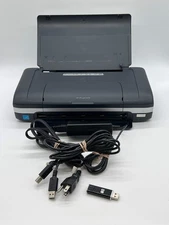 HP OfficeJet SNPRC-0705 Mobile Printer Silver Inkjet Portable Used