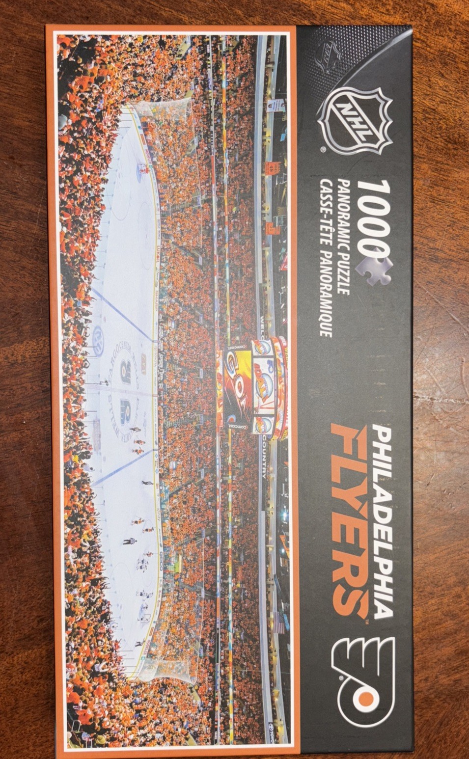 Philadelphia Flyers Panoramic Jigsaw Puzzle 1000 Pc Nhl Wells Fargo Center