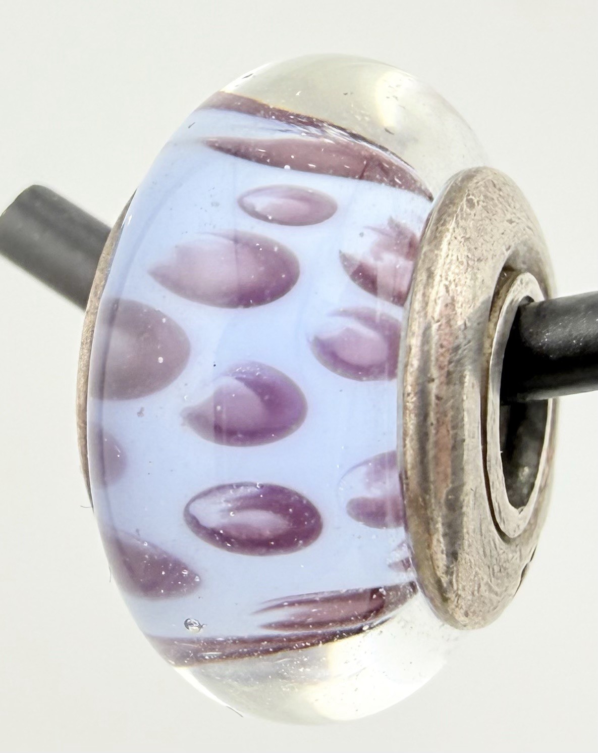 PANDORA ALE 925 STERLING SILVER BLUE PYTHON MURAN… - image 1