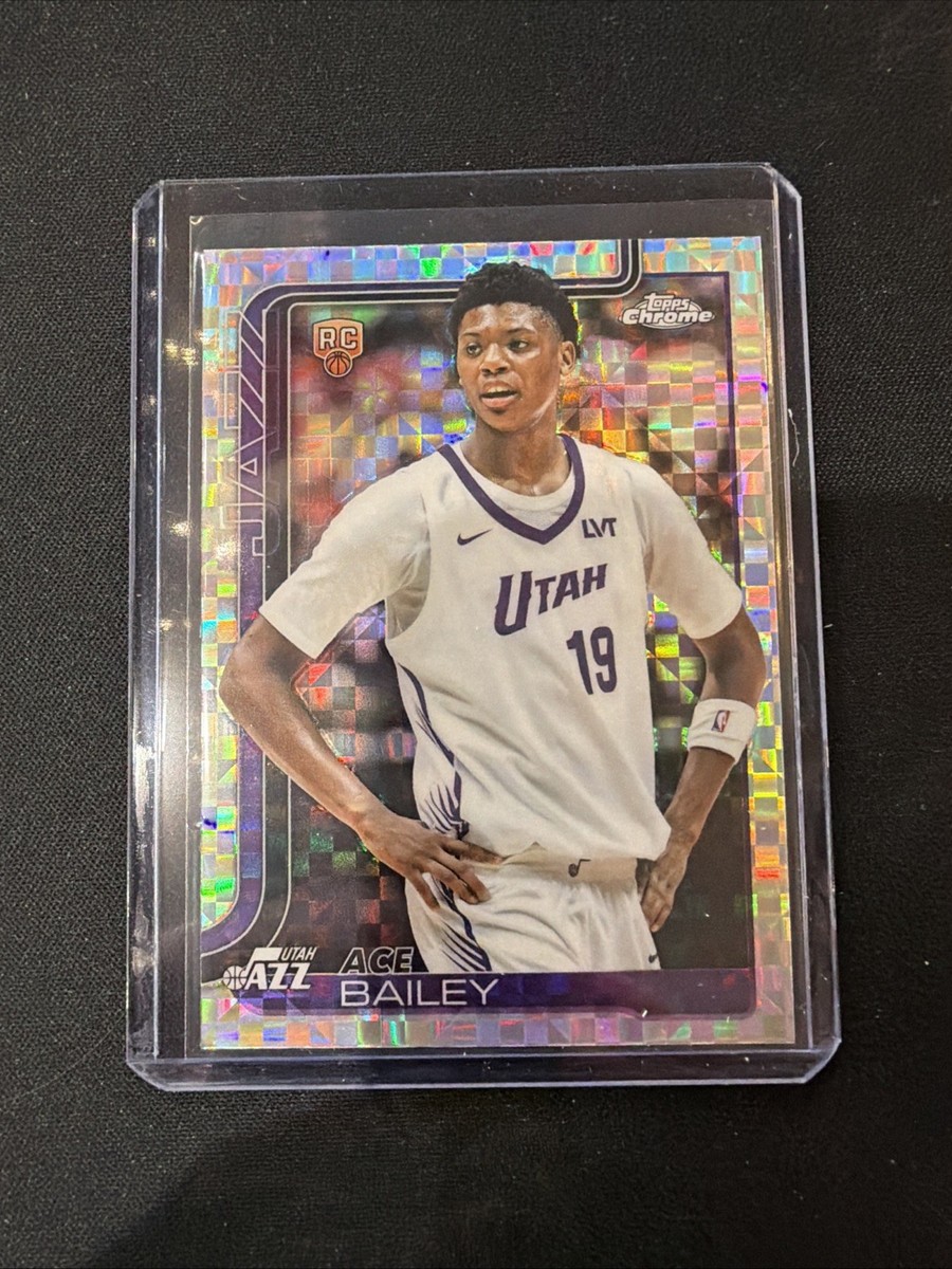 2025-26 Topps Chrome Basketball Ace Bailey X-Fractor #255 Rookie