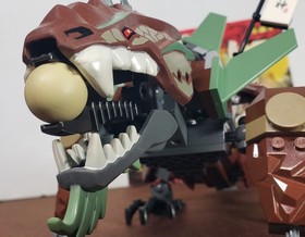 LEGO NINJAGO The Golden Weapons 2011: Earth Dragon Defense (#2509) Complete Nice