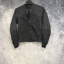 Lululemon Women s Black Full Zip Running Jacket Reflective Ventilated Athletic S