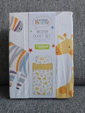 ' Safari Animals'  Cotbed / Toddler / Junior Duvet Set
