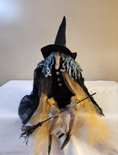 Joe Spencer Gerty Shelf Sitter 30” w/ Tag Witch Gathered Traditions Halloween