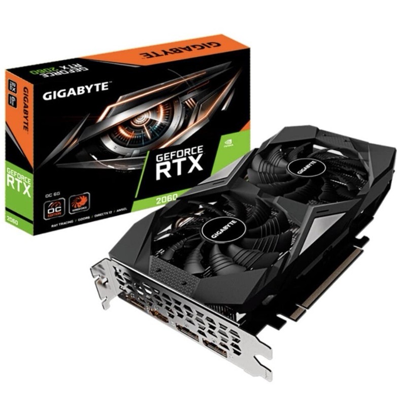 GIGABYTE NVIDIA GeForce RTX 2060 12GB Graphics Card
