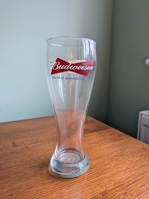 Budweiser The Great American größeres Pint Glas 8,8'' hoch Sammlerstück 