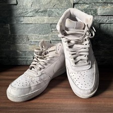 Nike Court Vision MID White 27.5cm Retro Basketball Shoes Used