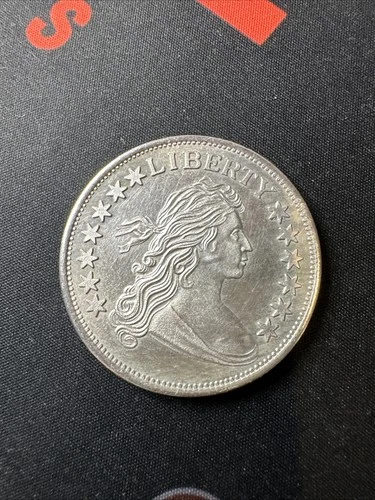 Liberty Draped Bust Design 1 Troy Oz .999 Fine Silver Bullion Round Ounce (B)