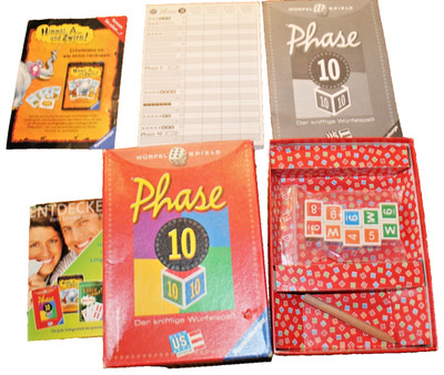 Phase 10 Dice Game Complete In box Ravensburger