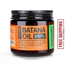 Batana Oil for Hair Growth, 100 Raw Authentic Dr Sebi 2 Fl Oz Pack of 1