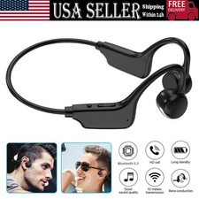 Open Ear Headphones Bone Conduction Stereo Bluetooth 5.2 10M Connection Distance