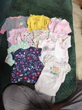 100 Cotton Baby Girl Clothes 11 Piece Lot Newborn Gerber Carter's Organic
