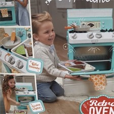 Little Tikes Retro Kitchen Set with Sounds, Lighting, Accessories, Multicolored