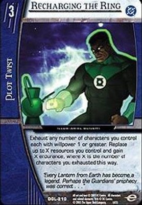Recharging the Ring - FOIL - Green Lantern Corps - FOIL - Vs System
