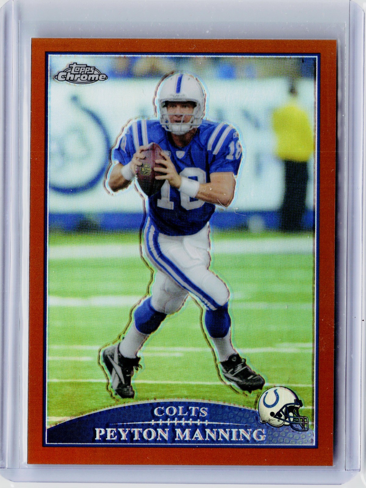 2009 TOPPS CHROME COPPER REFRACTOR #96 - PEYTON MANNING #ED 613/649