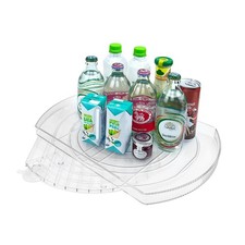 360  Rotating Lazy Susan Turntable - Multifunctional Rectangular Organizer 16...