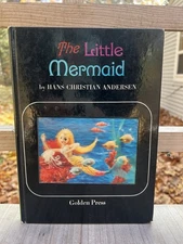 The Little Mermaid Hans Christian Andersen 1966 Golden Press Holographic Cover