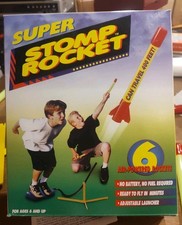 VTG 1996 Super Stomp Rocket Toy Blast Pad Hose Rockets. Rare