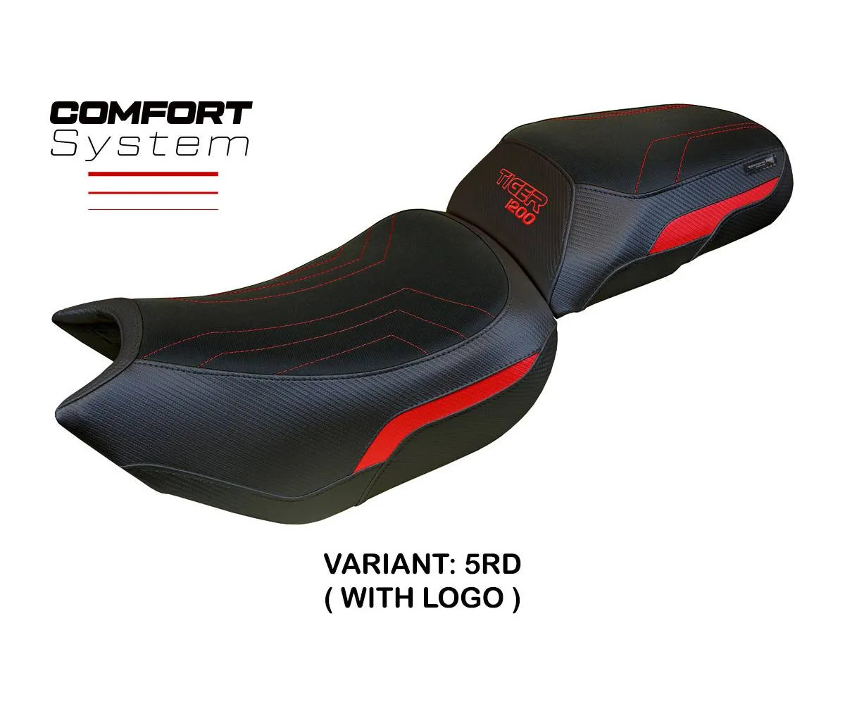 Seat cover Wales Comfort Red + logo Tpz compatible TRIUMPH TIGER 1200 2022 2026
