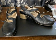 Rieker 41697 Mariah Women's Black Low Heels Shoes Closed Toe Comfortable Sz 9.5