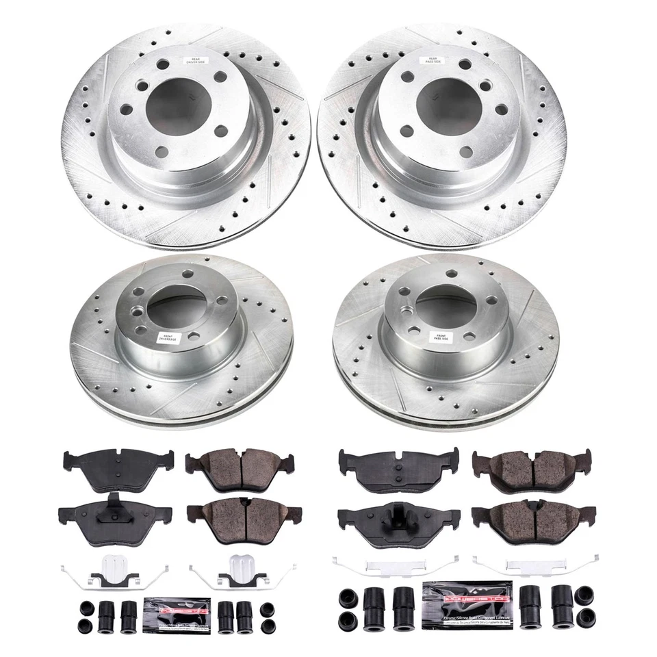 PowerStop K6347-26 Brake Kit For BMW 128i 2010-2013 Front Rear — 第 2/4 张图片