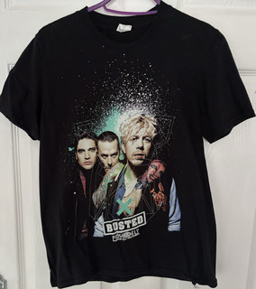 Busted When Pigs Fly UK 2016 Tour T shirt
