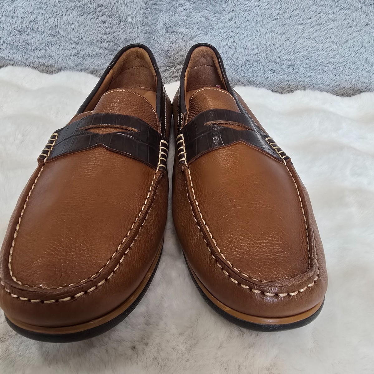 Johnston & Murphy Cort 2.0 Penny / Driving Loafer Tan, Brown 