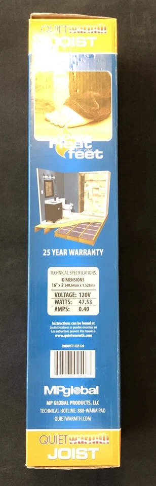 Quiet Warmth Radiant Heat Film For Floating Floors 16'' X 5' BRAND NEW - Image 4 of 4