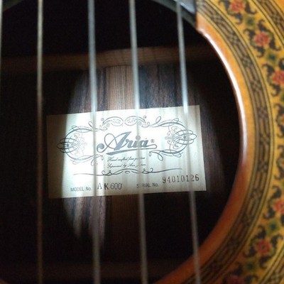 Classical Acoustic Guitar ARIA AK-600 Natural | eBay