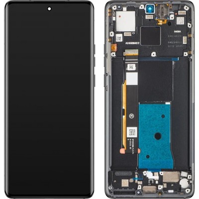 Original Motorola Edge 40 Display Touch Bildschirm Rahmen  Schwarz