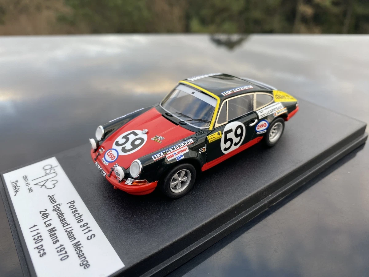 Miniature Trofeu Porsche 911 S Le Mans 1971 - Échelle 1:43 - Mauroy/Lagniez