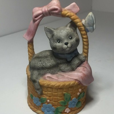 Vintage Kitten Cat In Basket Bell W Clapper Butterfly J S N Y Sri Lanka Ebay Vintage Kitten Cat In Basket Bell W Clapper Butterfly J S N Y Sri Lanka Ebay