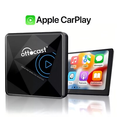 Ottocast U2-Air Pro Wireless CarPlay Adapter Navigation Auto 15s Fast Connect DE
