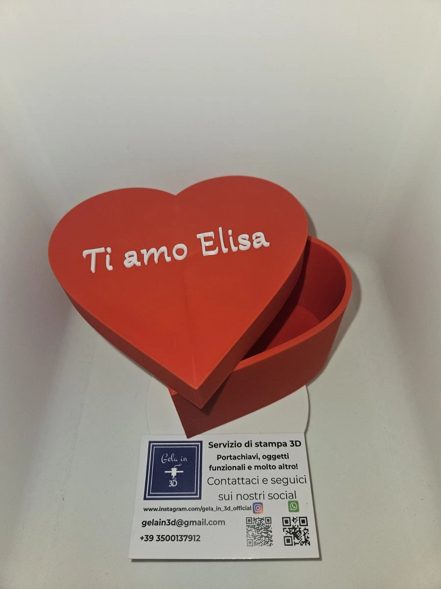 Targa Puzzle Acrilica I Love You - Regalo San Valentino Per Lei Lui Fidanzata Fidanzato Marito Moglie Compleanno