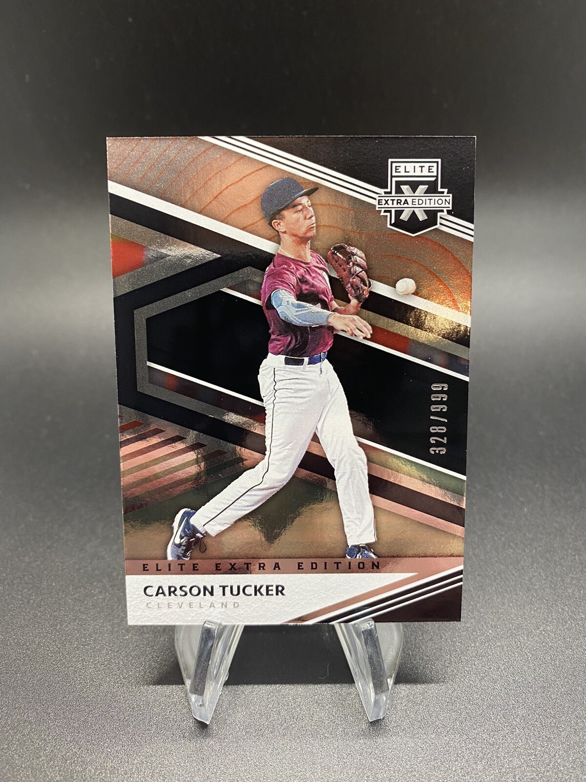 Carson Tucker 2020 Panini Elite Extra Edition #23 /999 Cleveland ...