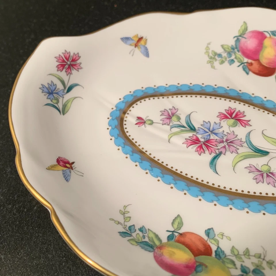 Spode Trapnell 7" Leaf Shaped Tray or Trinket Dish England Bone China - Pristine - Image 4 of 4