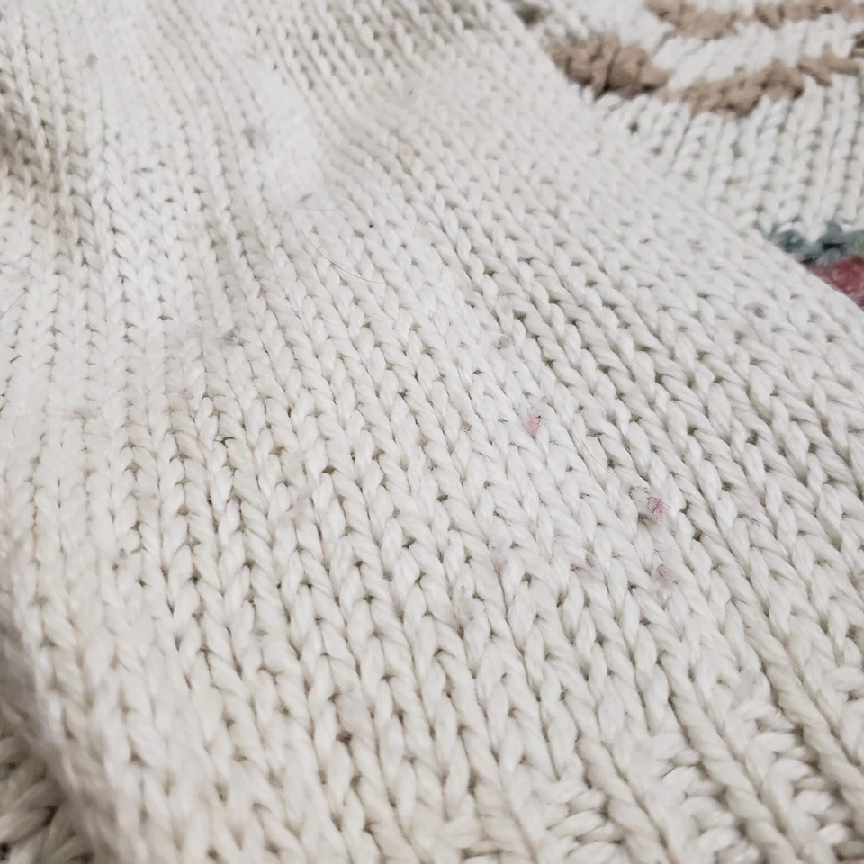 Allison Brittney свитер женщин маленький бежевый толстовка вязаный бабушка * - Изображение 3 из 4