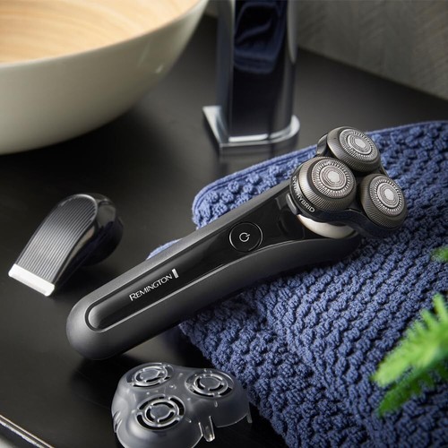 Remington, Rasoio elettrico barba, Uomo, con testine rotanti flessibili X5 Limit - Foto 9 di 10