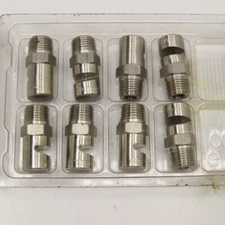 Spray Systems Co. 1/8K-SS2.5 1/8" NPT 316 Stainless FloodJet Nozzle Lot Of 8