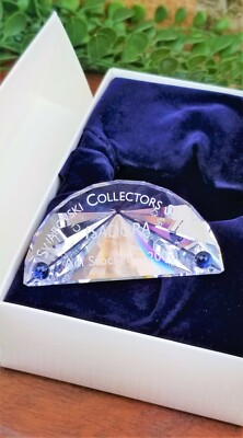Swarovski Crystal 2002 Isadora ''Magic of Dance'' Title Plaque 602383 Adi Stocker