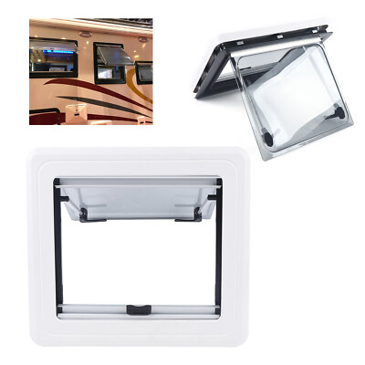 RV Caravan Motorhome Camper Push-Out Window Hinged Skylight Vent Hatch 450*500mm