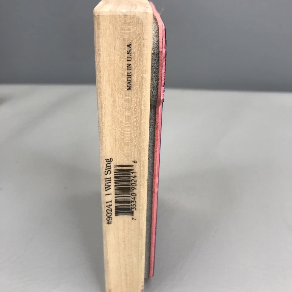 Estampillas Suceden Estampilla de Goma Grande # 90241 Cantaré Salmos 108:1 Hecha en EE. UU. Foto 3 de 4