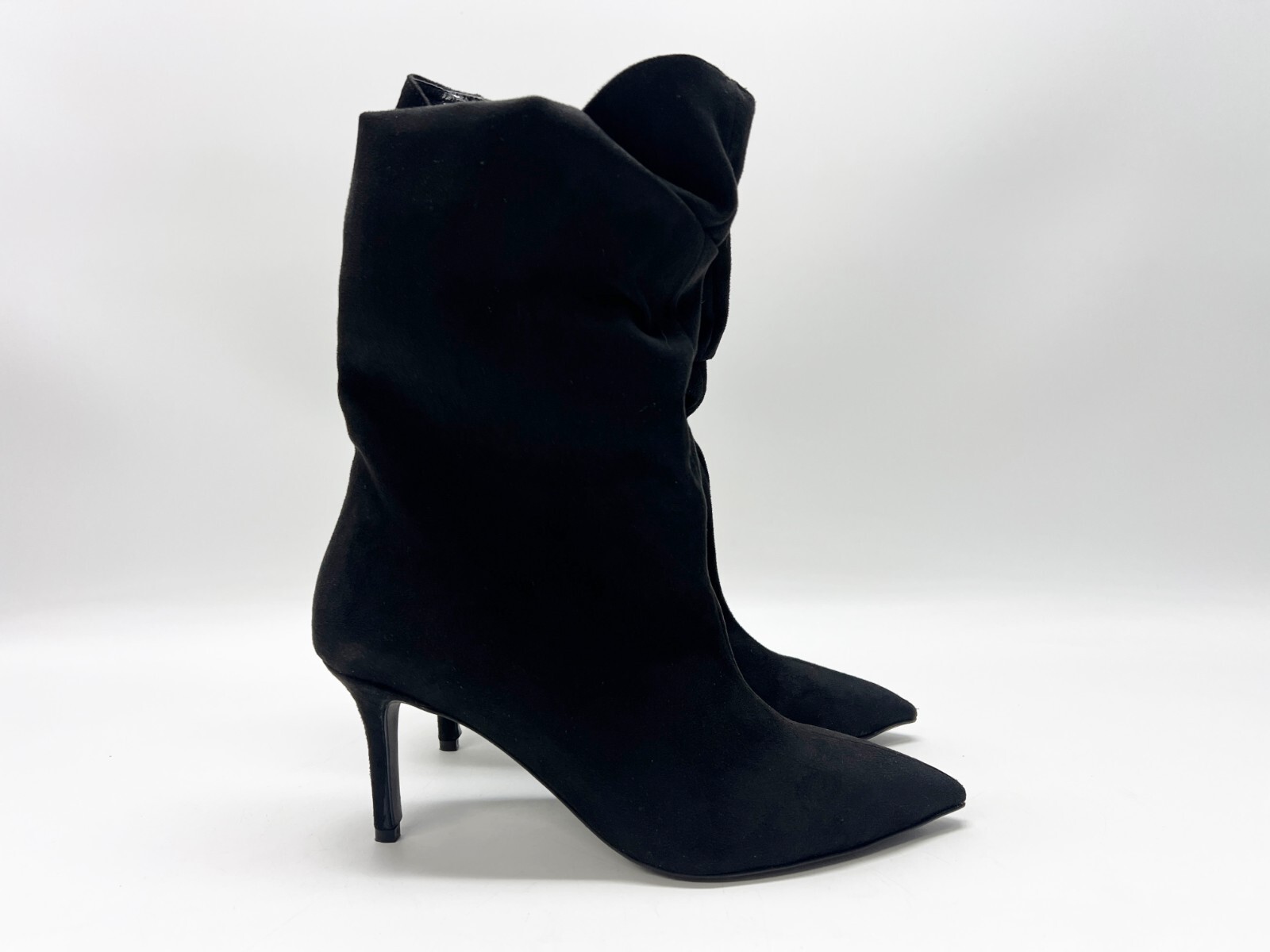 DIVINE FOLLIE Camoscio Womens Black Boots - UK 4 (37) - EX Display RRP = £150 image 3