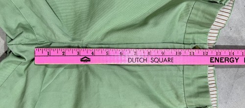Bills Khakis Mens 38x31 Made in USA Casual Flat Front Pants with Cuffs Green - Picture 11 of 13