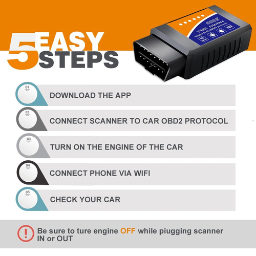 WiFi OBD2 Scanner WiFi Tool Engine Code Reader Car Accessories Diagnostic Tool - Picture 5 of 12