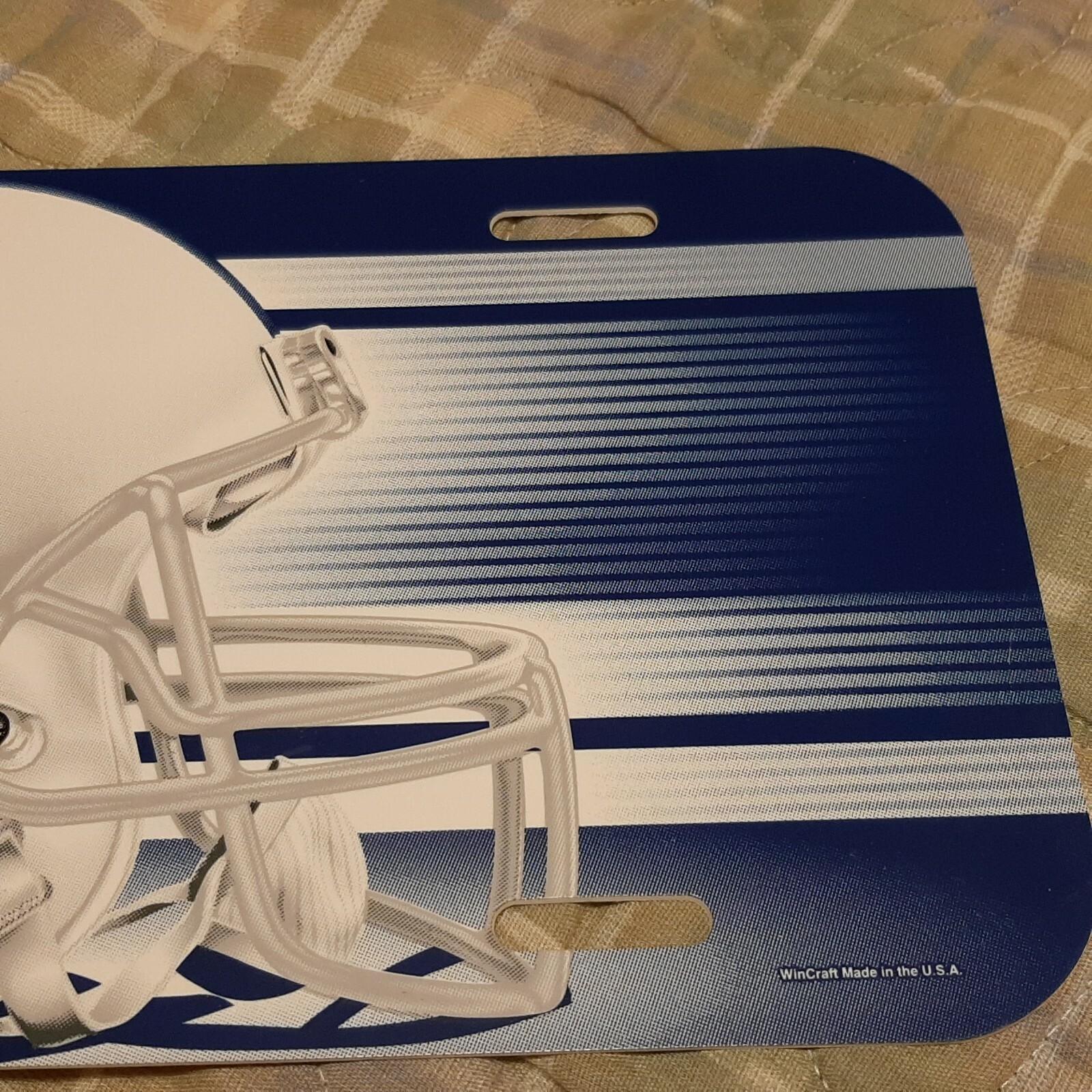 INDIANAPOLIS COLTS NFL VINTAGE PLASTIC AUTO TAG LICENSE PLATE (NOT ...