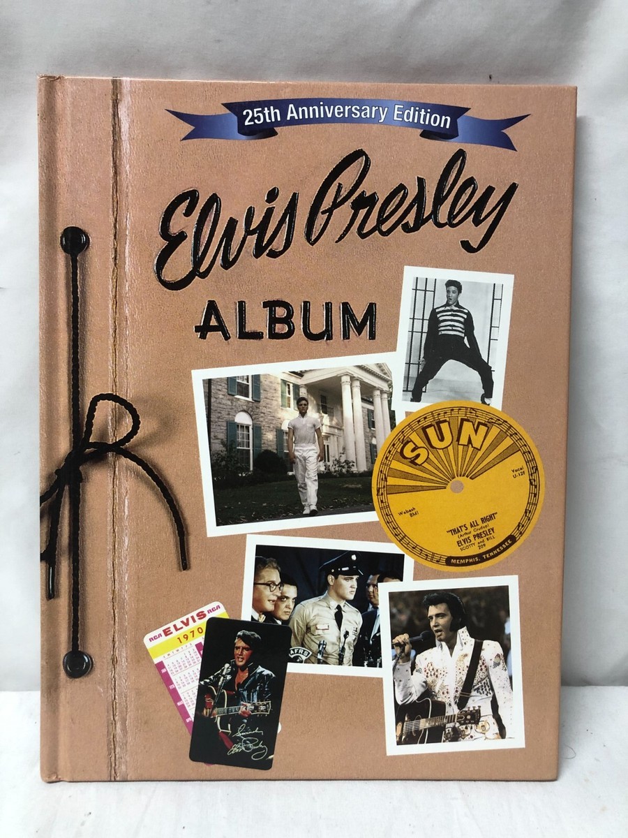 Elvis Presley Album 25th Anniversary Hardcover Book | eBay