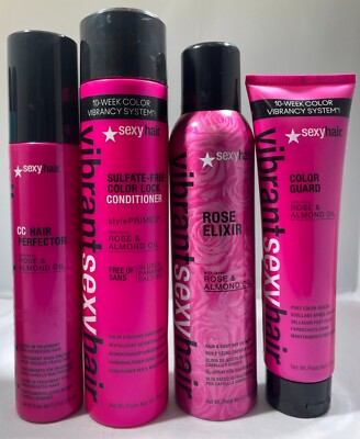 Vibrant Sexy Hair Rose & Almond Oil - Conditioner, Styling & MORE - CHOOSE ITEM!