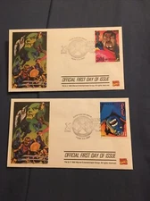 X-Men 1995 Mongolia Postage Stamps Rare Official First Day of Issue Bishop Beast
