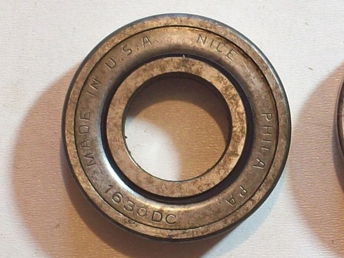 Hardware BEARING NICE 1630-DC 1 5/8 INCH OD X 3/4 ID X 1/2 WIDE NOS MADE IN USA - Picture 6 of 9